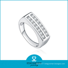 High Quality Bezel Setting 925 Silver Jewelry Ring Design (R-0207)